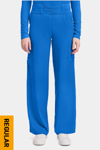 MC011 Insight 5-Pocket Ruched Wide Leg Pant